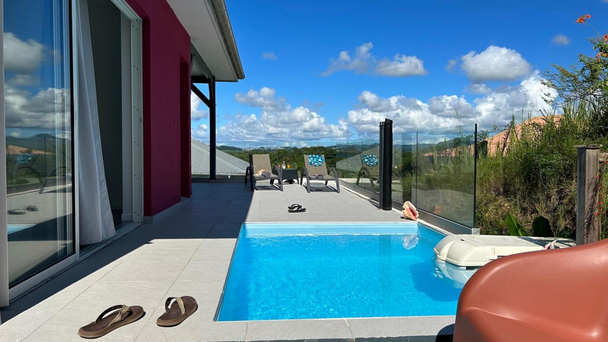 La Villa Jalna Grenadine Deux Chambres Et Piscine Privee Les Trois-Ilets Exterior foto